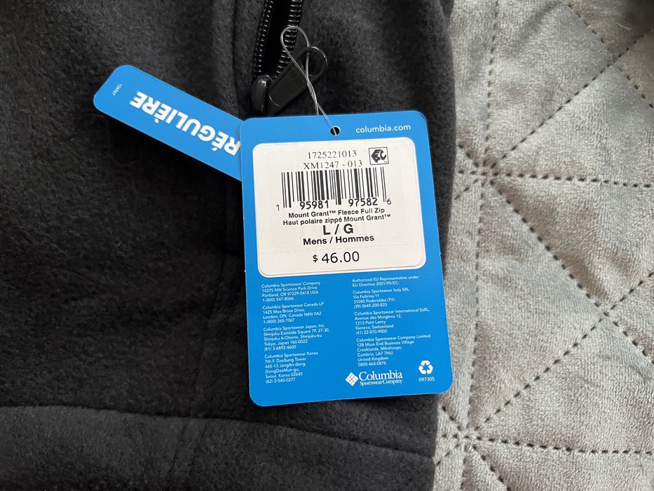 Фліска Columbia Mount Grant Fleece Full Zip