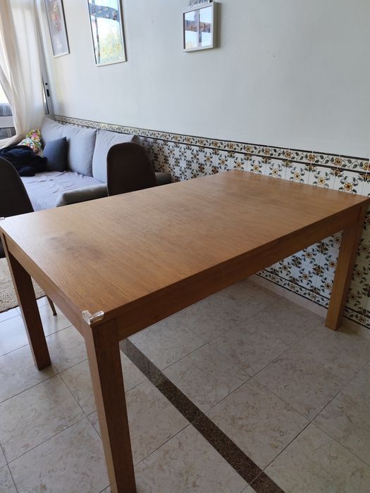 Mesa de Jantar IKEA BJURSTA Extensível – Carvalho boas condições