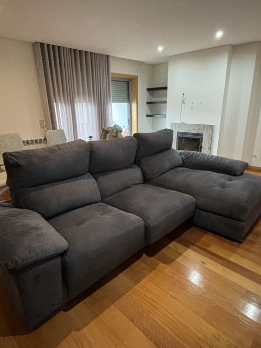 Sofa 5 lugares com chaise longue