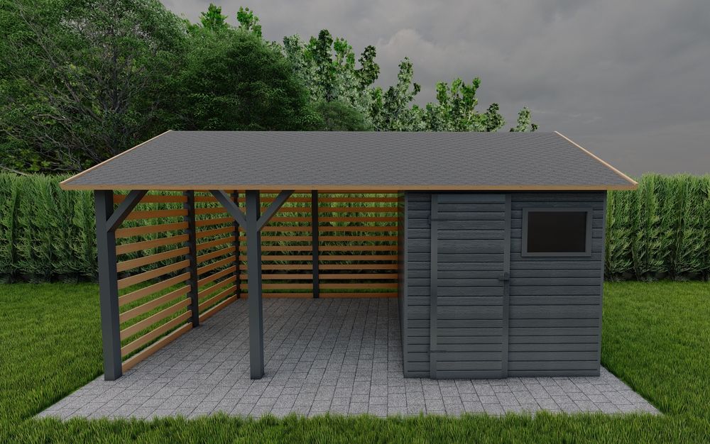 Domek Narzedziowy , Altana , Wiata Farmer Classic  Plus