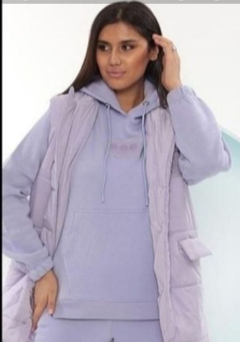 Прогулочный женский костюм. RAW. Батал.Флис.