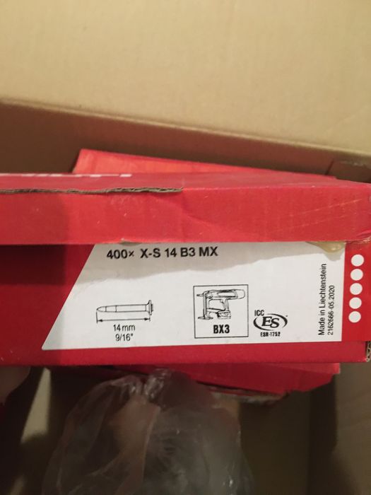 gwozdzie Hilti do BX-3