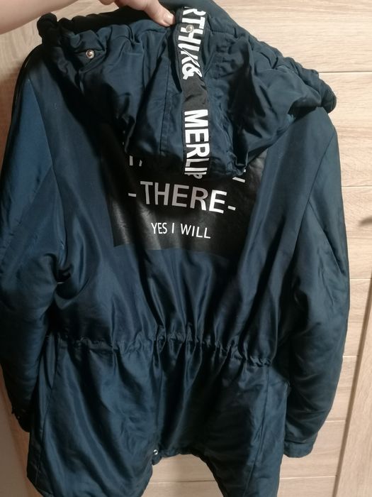 Kurtka płaszcz gruba ciepła futerko