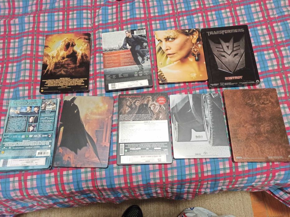 Steel books Blu-ray vários não contêm filmes