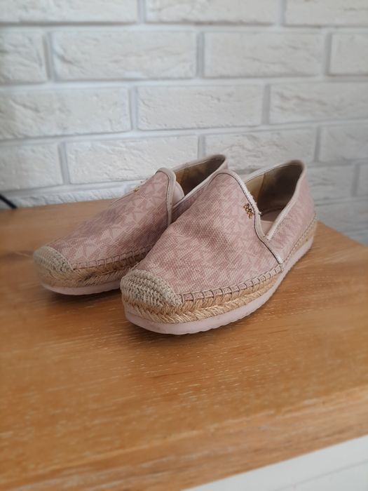 Michael Kors 37,5 espadryle różowe mokasyny loafersy MK 37 38
