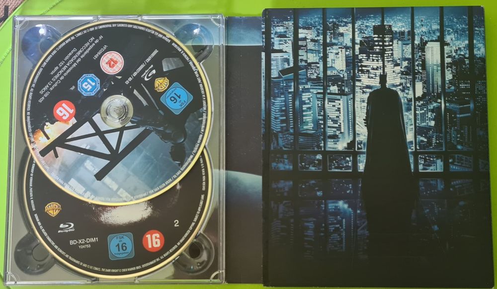 Bluray Trilogia Batman Steelbook e Coffret