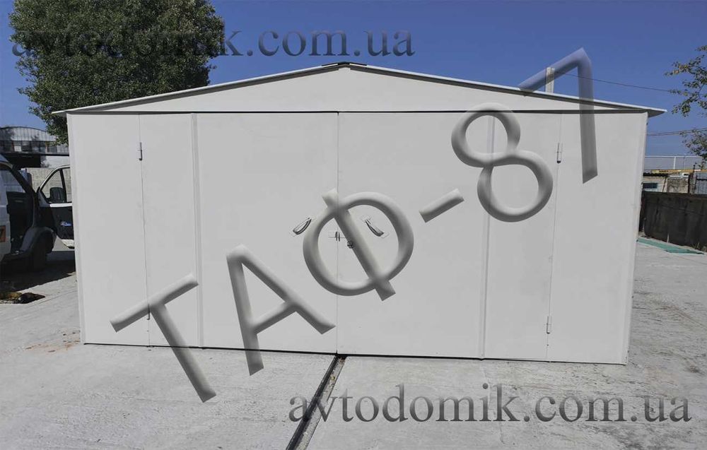 Продам металлический гараж, покрашен, металл 1,2 мм толщина