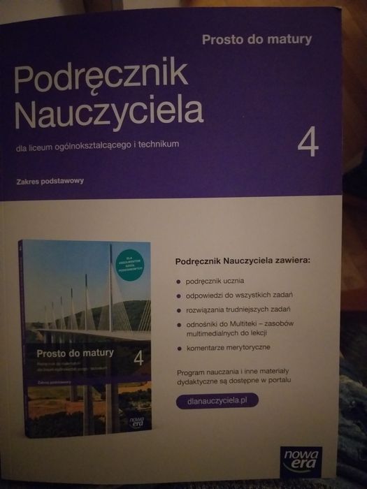 Prosto do matury 4. Podręcznik dla nauczyciela podstawa