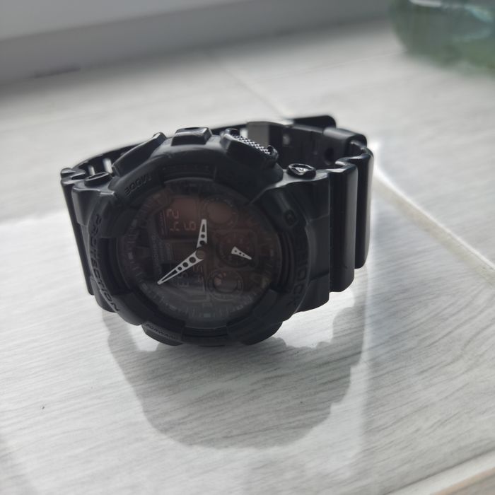 Casio G-Shock GA100-1A1 годинник оригінал чорний чоловічий