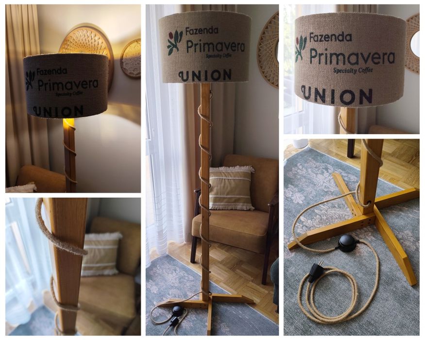 Lampa podłogowa loft