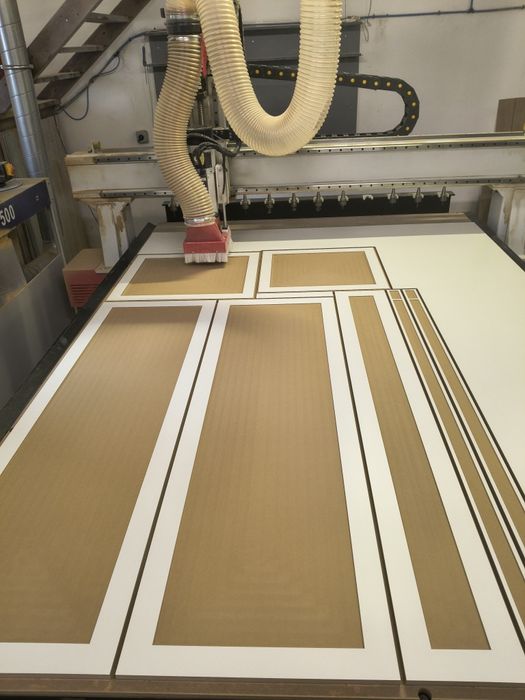 Fronty meblowe usługi CNC