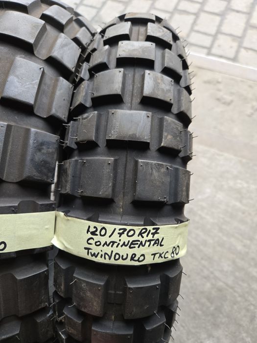 180/55R17 120 70 17 Continental twinduro TKC 80