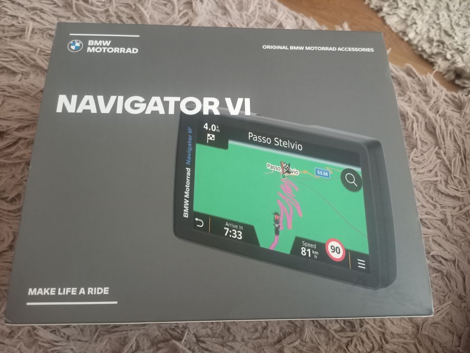 Nawigacja motocyklowa jak Nowa BMW motorrad  navigator 6