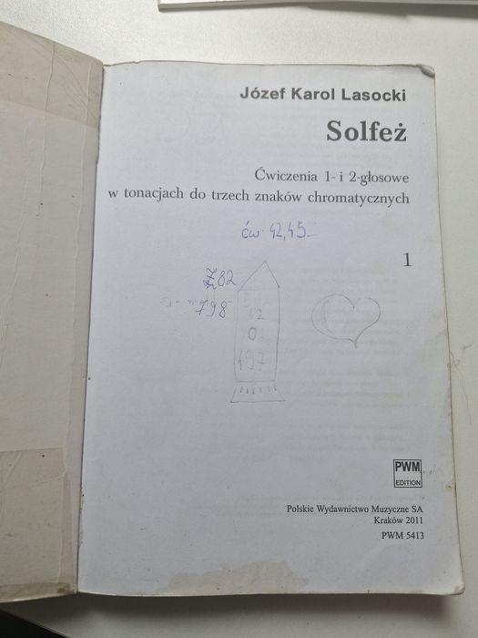 Solfeż 1 Józef Karol Lasocki
