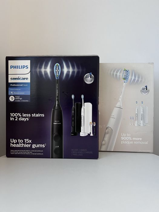Набір зубних щіток PHILIPS Sonicare Series 6100 HX7513/70 HX7514/01
