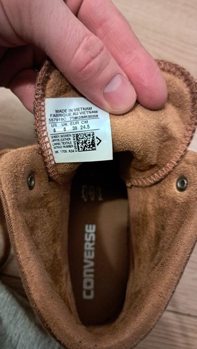 Trampki damskie skórzane