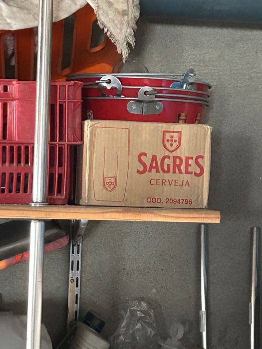 Copos Sagres e Heineken