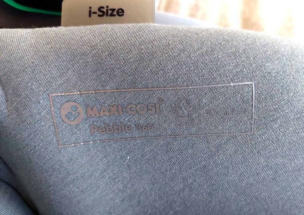 Cadeira auto Grupo 0+ Maxi-Cosi Peble 360 + capa para chuva original