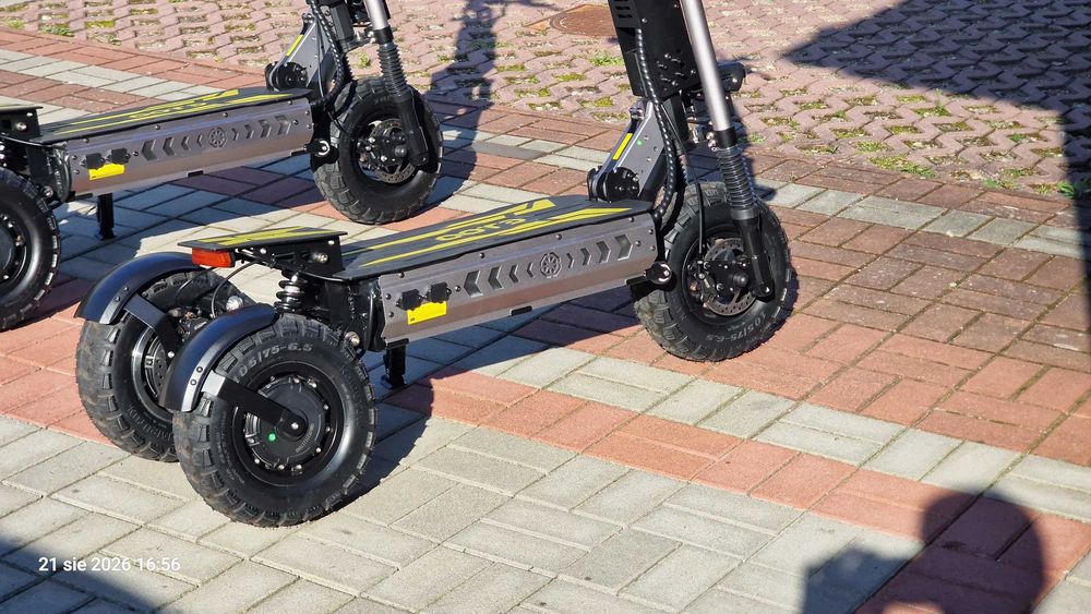 Duża Hulajnoga 3 kołowa OOTD T30 , 60V 3200W , zasięg 100KM , Stan jak Nowa.