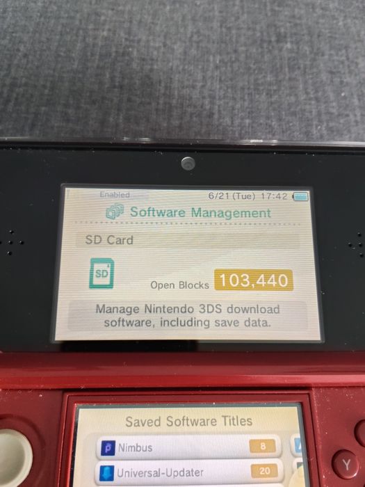 Konsola Nintendo 3DS Mod czerwona