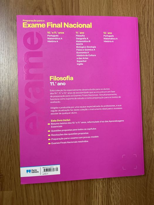 Livro de preparação para o exame de Filosofia 11ano