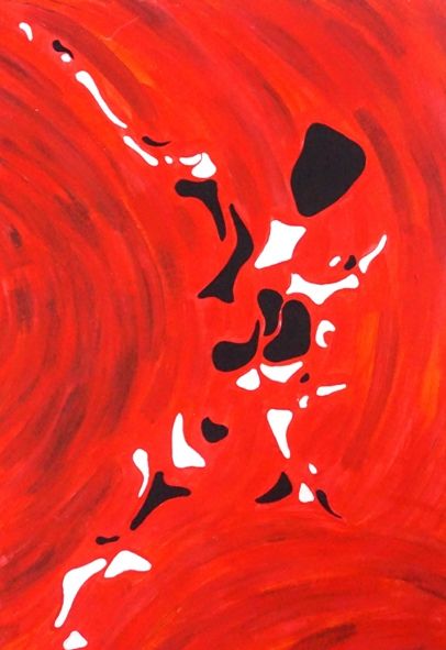 Obraz malarstwo. Abstrakcja. Akryl 85x58,5 cm Ręcznie malowany wysyłka