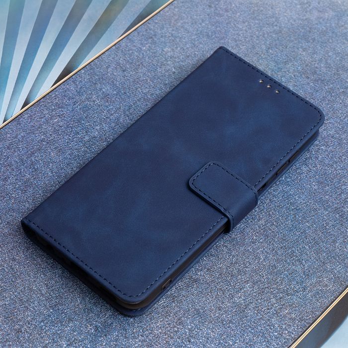 Etui Smart Velvet do Samsung Galaxy A16 4G / A16 5G granatowe