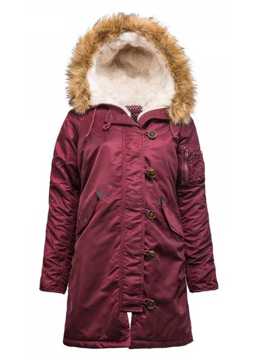 Куртка Alpha Industries Elyse Black / Maroon