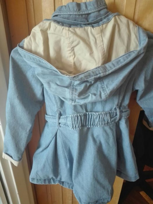 Płaszczyk/płaszcz jeansowy Reserved/dziewczynka 104/3-4 lata