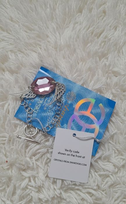 Nowa Srebrna Bransoletka ARANDE  Kryształ Swarovski Srebro 925