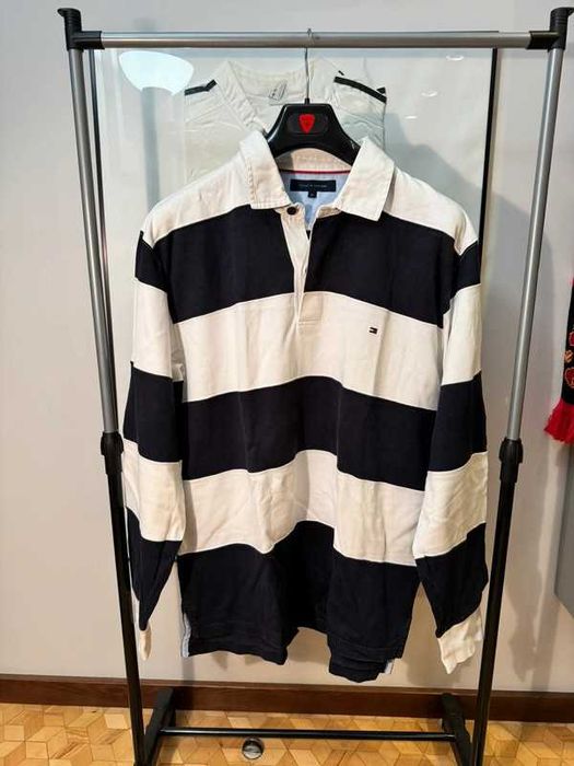 Bluza rugby Polo Tommy Hilfiger Striped Navy White XL