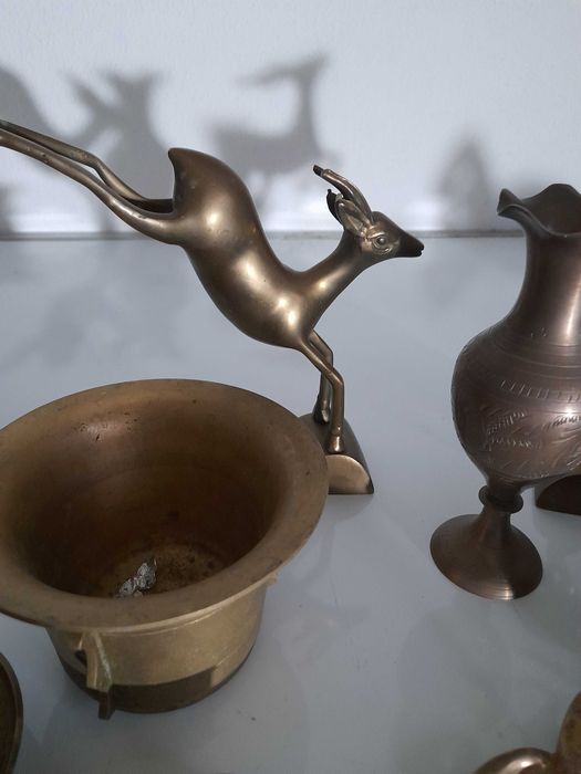 Lote de peças em Latão e Bronze.