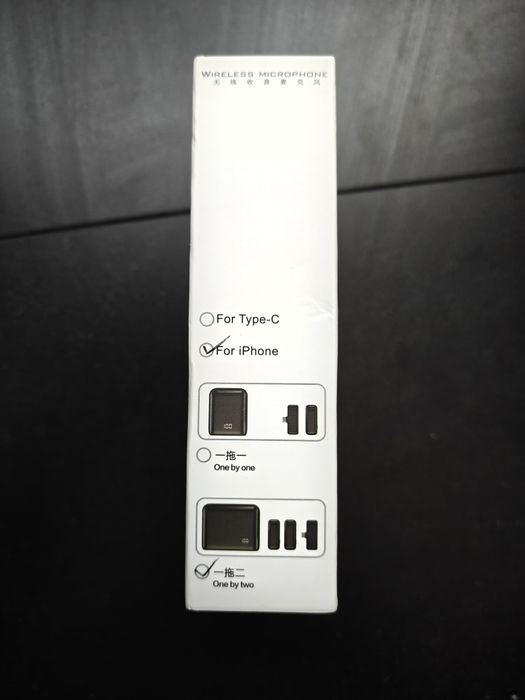 Мікрофон безпровідний для Iphone (Lightning)
