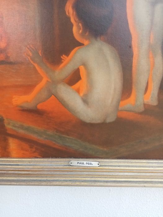 Quadro antigo Paul Peel