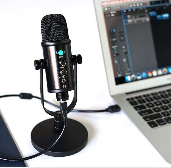 Мікрофон студійний USB, звукова карта, YARMEE.