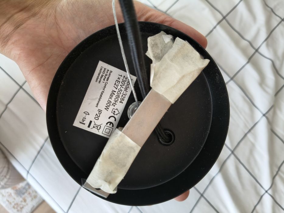 Candeeiro de Teto Industrial Cimento