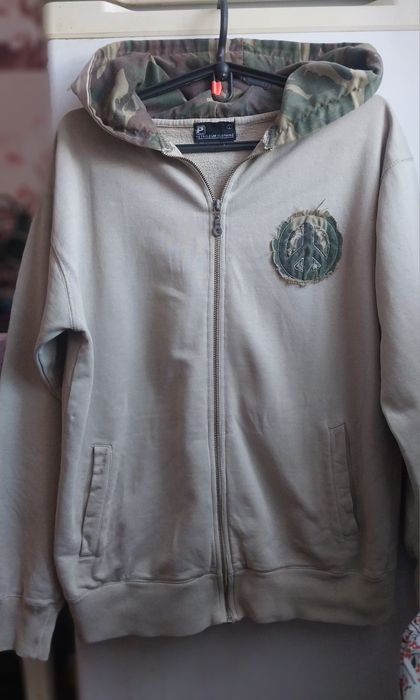 Худи зипхуди в стиле милитари от бренда Petroleum Clothing.,р.L (46-48