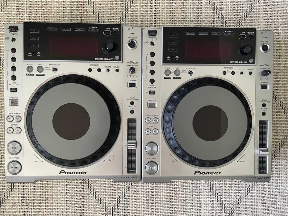 パイオニア・CDJ850&DJM350セット べた付き