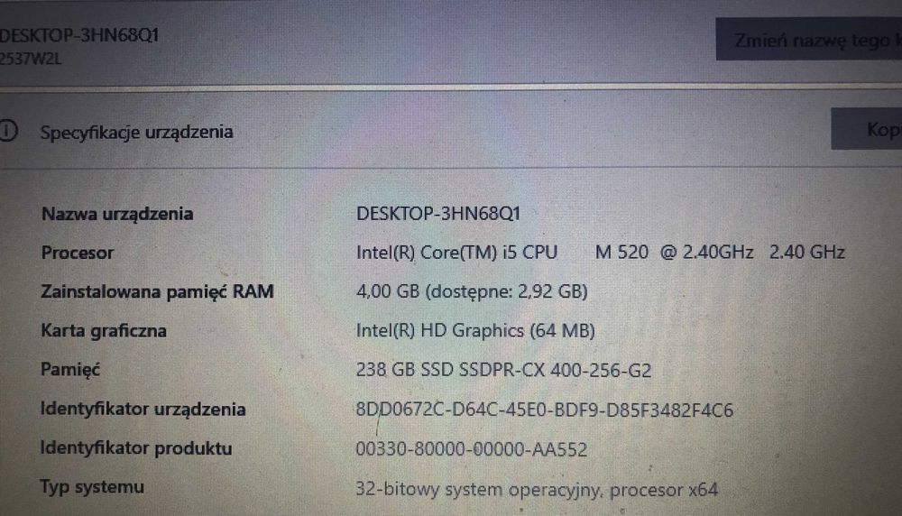 Laptop Lenovo ThinkPad T410