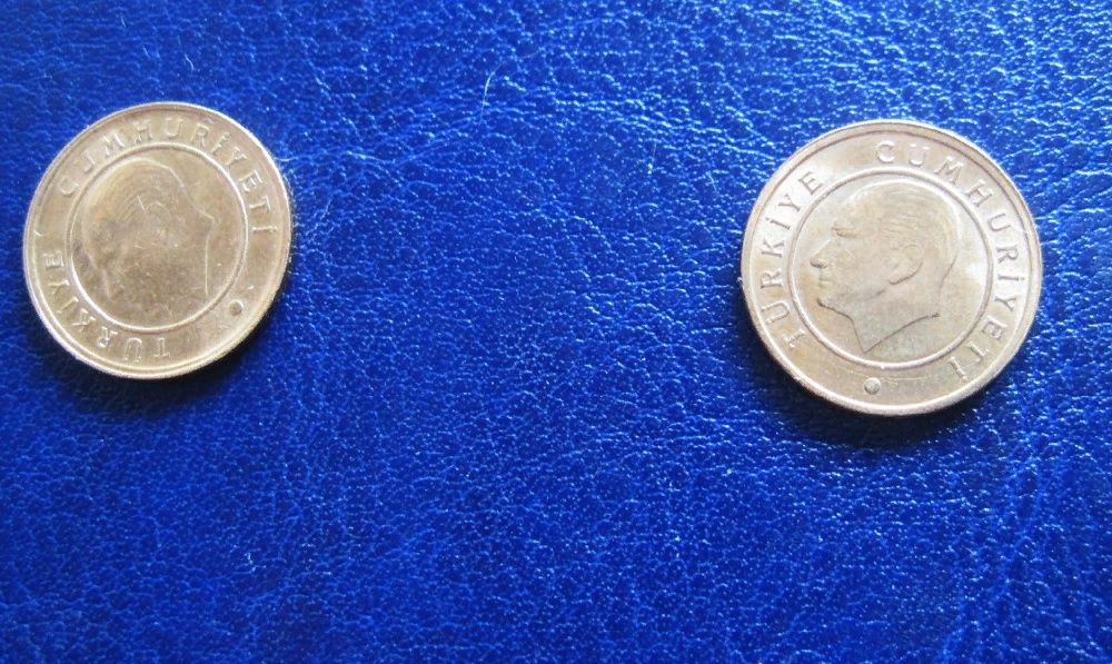 Монеты Турции новые