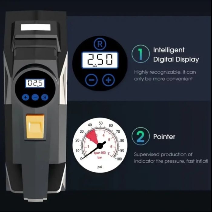 Автомобільний компресор Цифровий