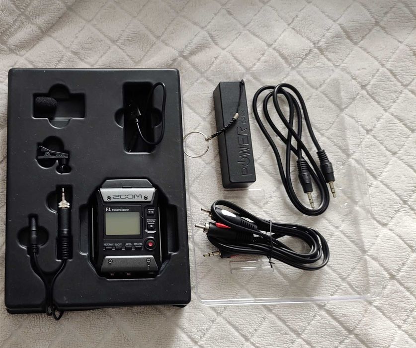 Аудіо рекордер Zoom F1, модулі SGH-6 MSH-6, мікрофон петлічка recorder пушка