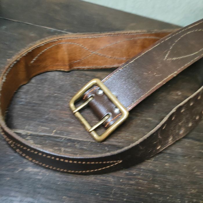 Кожаный офицерский ремень СССР