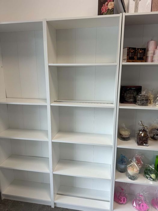 Biały regał Ikea 9 szt