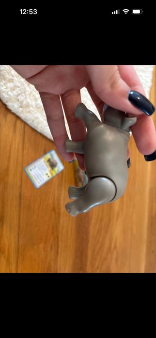 brinquedo playmobil rinoceronte