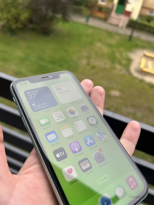 Iphone 11 Green/Bat100%/Jak Nowy/Akc Zalaminowane/Bez Blokad!
