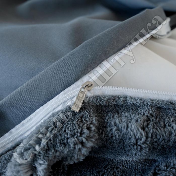 Зимові комбіновані (Сатін + Велюр) комплекти постільної білизни