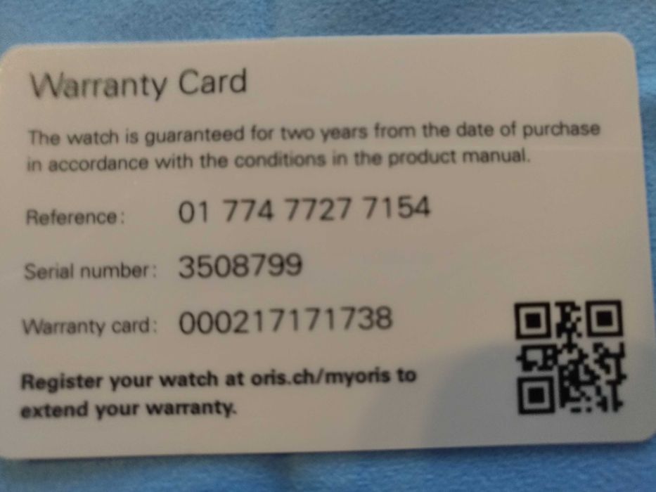 Relógio Oris Chronograph