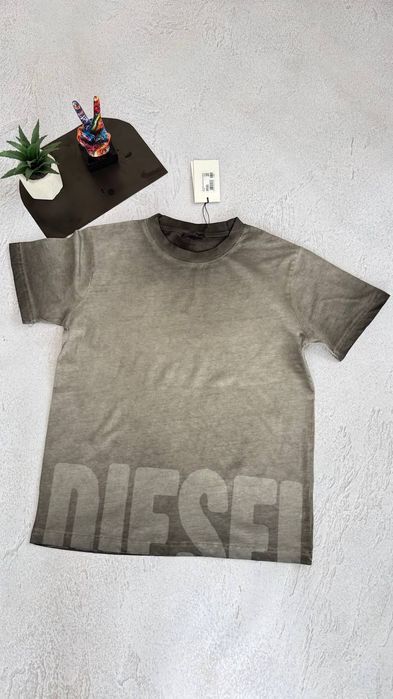 Футболка  Diesel  виварена оверсайз  унісекс
