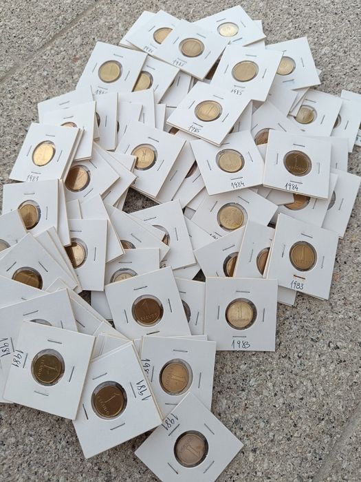 Lote moedas 1 Escudo Portugal